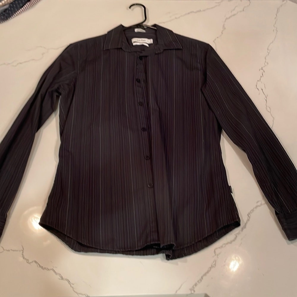 Calvin Klein small slim fit casual button down shirt.